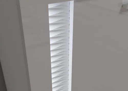 Wohnwand Wohnkombination 1 Skylight | weiß Hochglanz | 4-teilig | LED 2